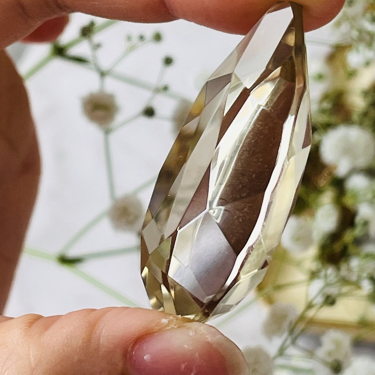 ハイクオリティ 雫型 宝石シトリン | Crystal shop Mayria