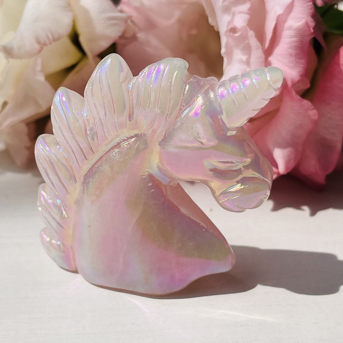 エンジェルオーラ ローズクォーツ ユニコーン | Crystal shop Mayria