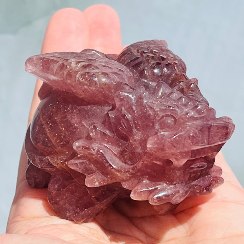 ストロベリークォーツ 翼ロングイ | Crystal shop Mayria