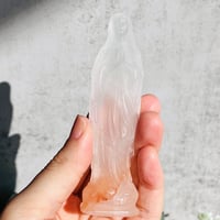 虹キラ🌈✨　水晶&ファイアークォーツ　マリア様