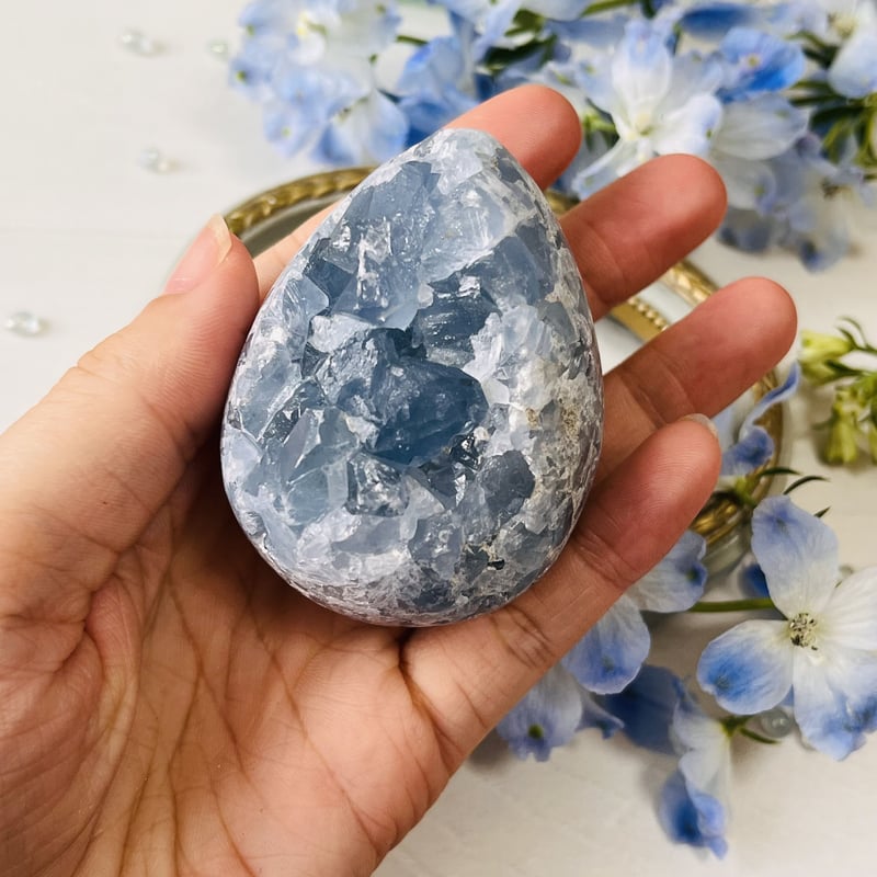 綺麗な卵型 セレスタイト 原石 | Crystal shop Mayria