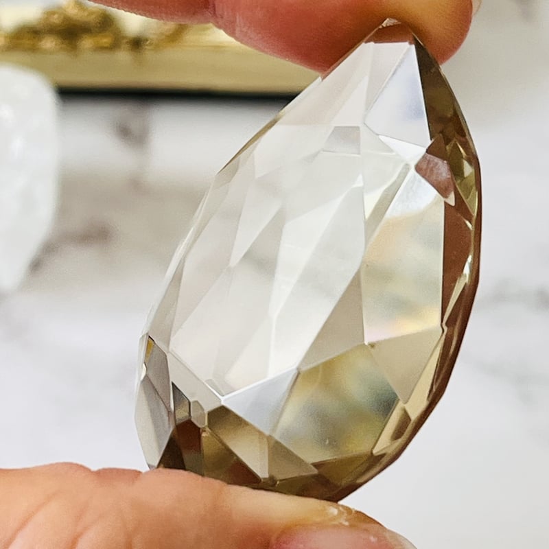 【希少 入手困難】特大 ハイクオリティ シトリン ジュエリーカット 透明度抜群！ 希少 特大】シトリン ジュエリーカット 宝石級 超ハイクオリティ