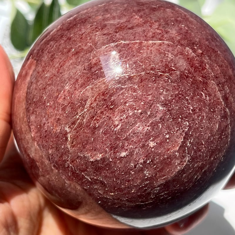 BIG！！ ストロベリークォーツ スフィア① | Crystal shop Mayria