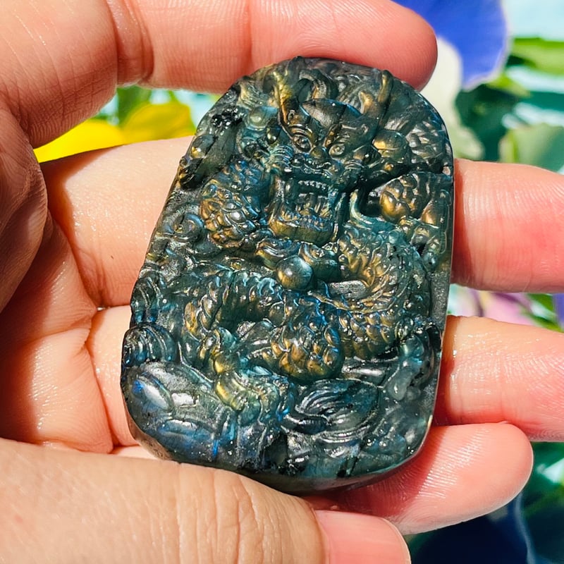 ラブラドライト ドラゴン | Crystal shop Mayria