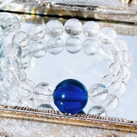 ✴︎レムリアの光ブレスレット✴︎　インディゴ　シエラネバダ産アンダラクリスタル&レムリアンクリスタル 18mm