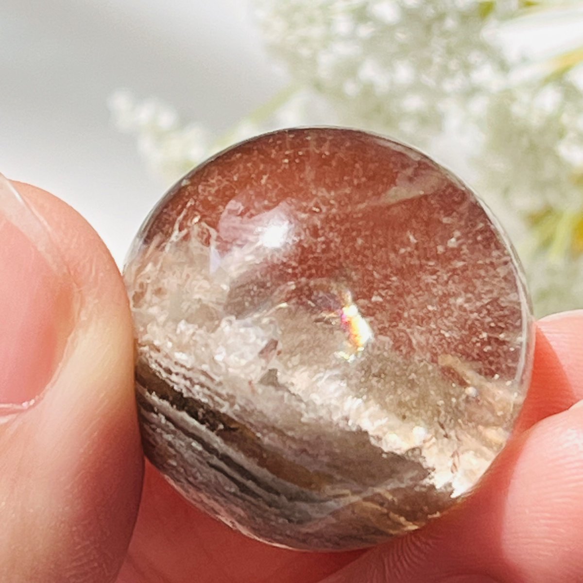 虹入り🌈✨ ホワイトガーデンクォーツスフィア | Crystal shop 虹入り🌈✨ ホワイトガーデンクォーツスフィア | Crystal shop