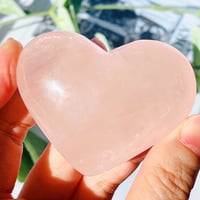 虹キラ🌈✨　ローズクォーツ　ハート