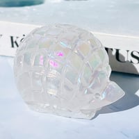 虹キラ🌈✨　エンジェルオーラ　水晶　ハリネズミ
