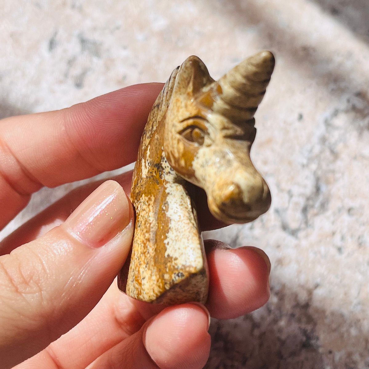 ピンクピクチャージャスパーユニコーンNo.1108 ピンクピクチャージャスパーユニコーンNo.1108