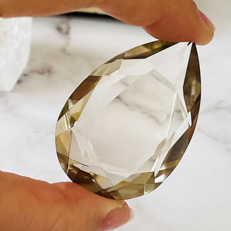 希少 特大】シトリン ジュエリーカット 宝石級 超ハイクオリティ