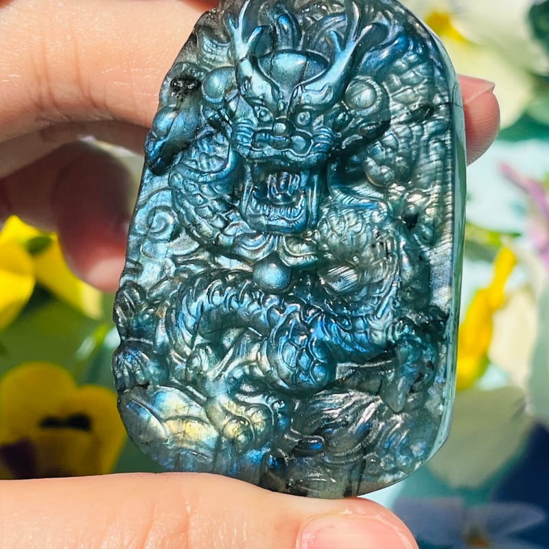 ラブラドライト ドラゴン ラブラドライト ドラゴン | Crystal shop Mayria