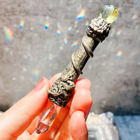 ヒマラヤ水晶　龍神ワンド　『稲妻のような神命を貴方に』