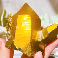ゴールデンオーラ　Big 水晶　①