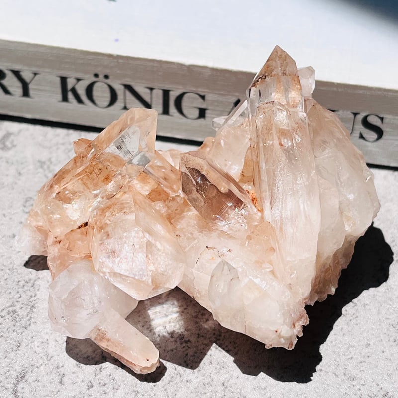 パールバティ渓谷 マニカラン産 ヒマラヤ水晶 ピンクサマディクォーツ