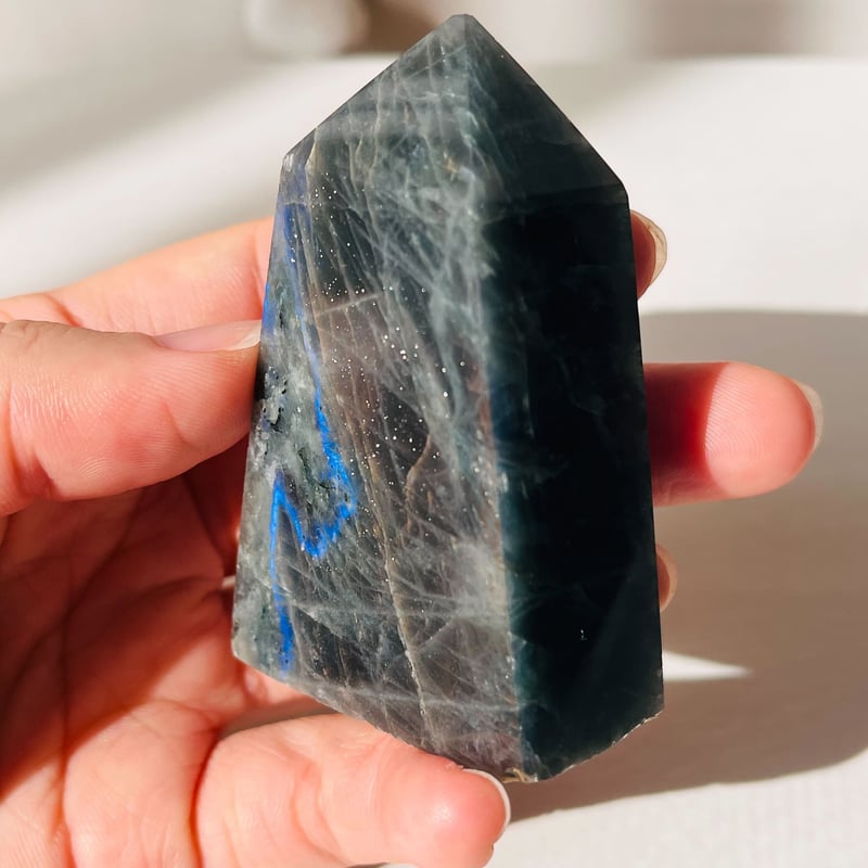 レア♡ピンクシラー ラブラドライト ポイント | Crystal shop Mayria