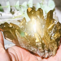 ゴールデンオーラ水晶　③