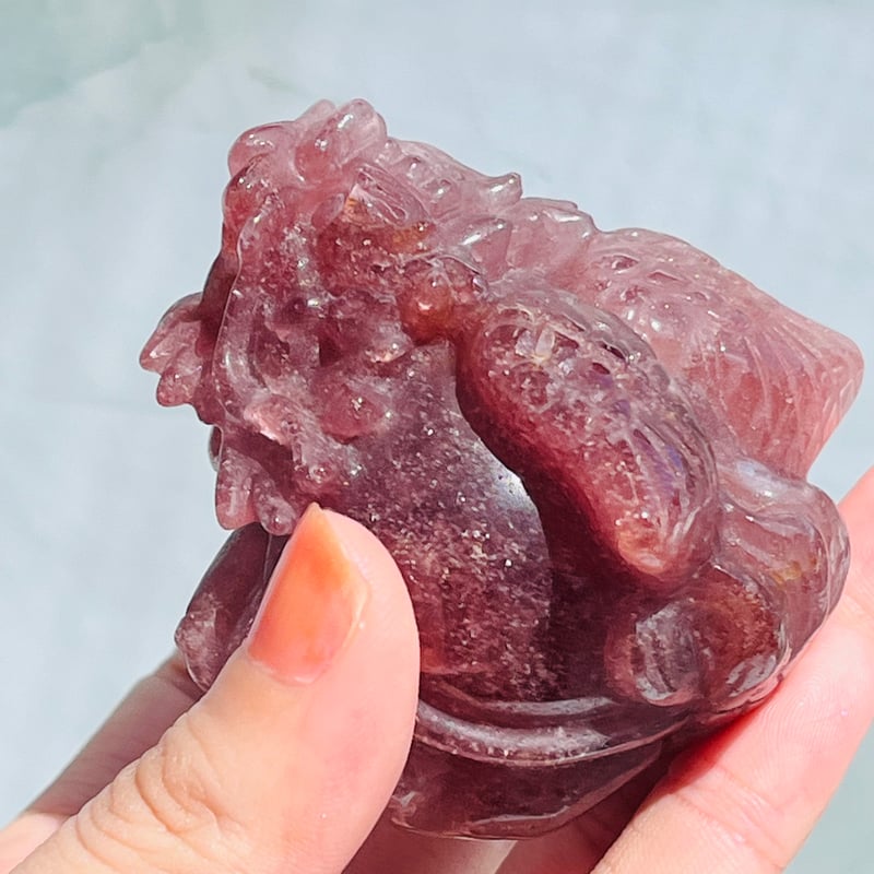 ストロベリークォーツ 翼ロングイ | Crystal shop Mayria