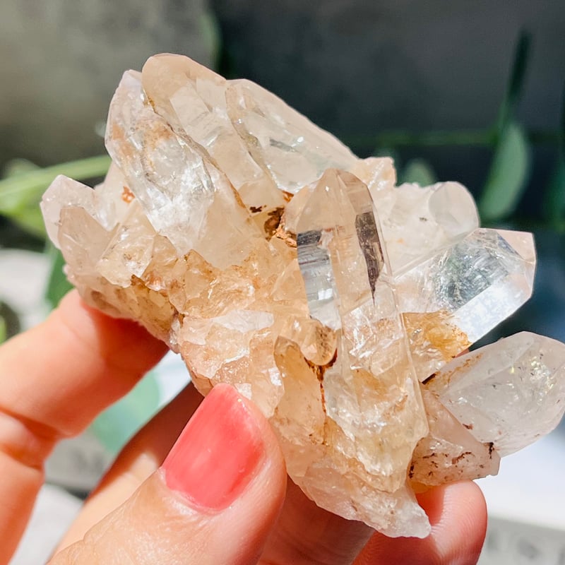 パールバティ渓谷 マニカラン産 ヒマラヤ水晶 ピンクサマディクォーツ