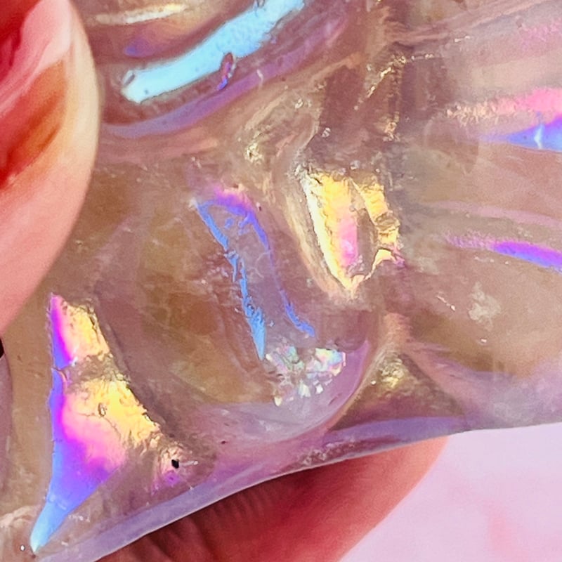 虹入り🌈✨エンジェルオーラ ローズクォーツ フェアリー 虹入り🌈✨エンジェルオーラ ローズクォーツ フェアリー