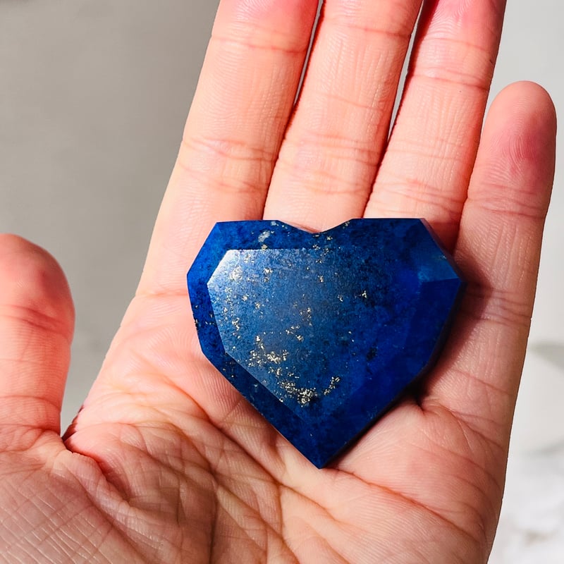 ラピスラズリ 宝石カット ハート | Crystal shop Mayria