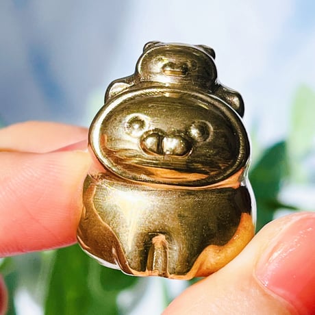 パイライトの置物 手のひらサイズ パイライトの置物 手のひらサイズ