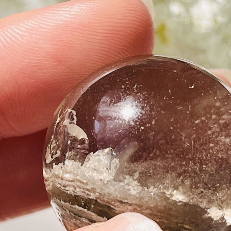 虹入り🌈✨ ホワイトガーデンクォーツスフィア | Crystal shop Mayria