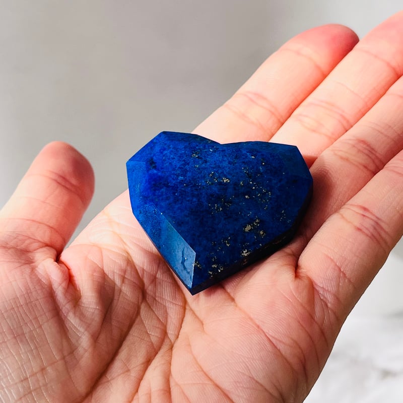 ラピスラズリ 宝石カット ハート | Crystal shop Mayria