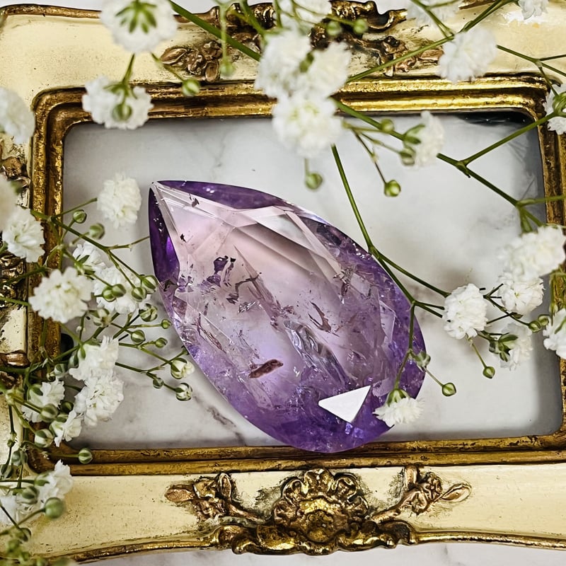 虹キラキラ! 雫型 宝石アメトリン | Crystal shop Mayria 虹キラキラ! 雫型 宝石アメトリン | Crystal shop Mayria