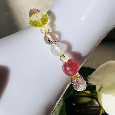レモンクォーツ　15cm　jewelry bracelet　『嬉しい知らせがたくさん舞い込みます✨』