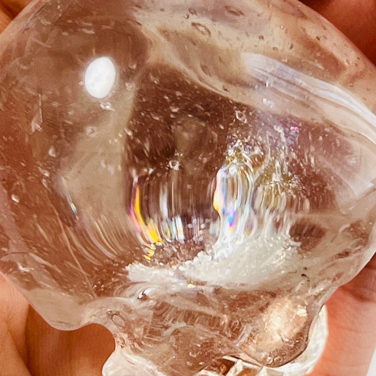 虹キラキラ🌈✨ 水晶 スカル | Crystal shop Mayria 虹キラキラ🌈✨ 水晶 スカル | Crystal shop Mayria