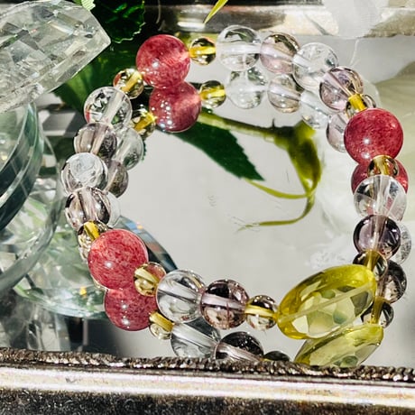 レモンクォーツ　15cm　jewelry bracelet　『嬉しい知らせがたくさん舞い込みます✨』