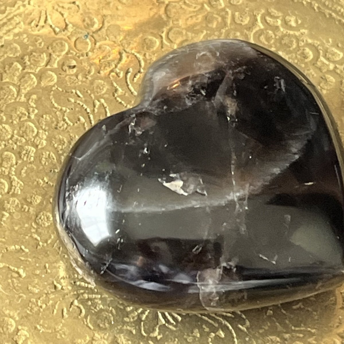 モリオンハート♡♡No.2135 虹入り🌈✨ モリオン ハート | Crystal shop Mayria