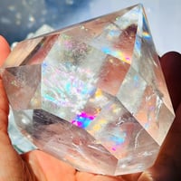 すご虹🌈✨　超Big 宝石カット　水晶