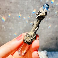 虹キラ🌈✨　ヒマラヤ水晶　ペガサスワンド　『真っ白な光に包まれて』