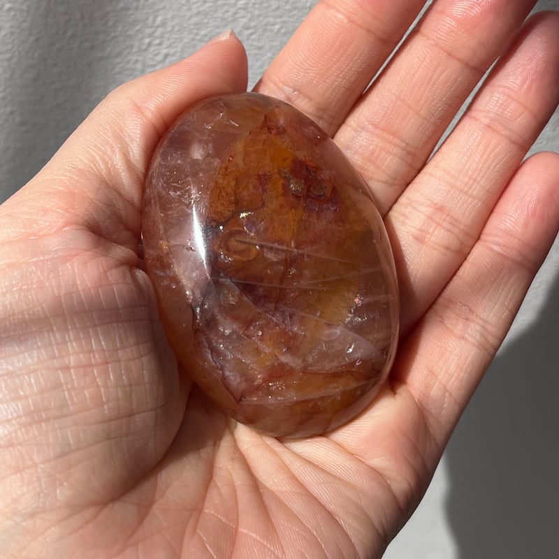 虹入り ゴールデンヒーラー&ファイヤークォーツ | Crystal shop Mayria