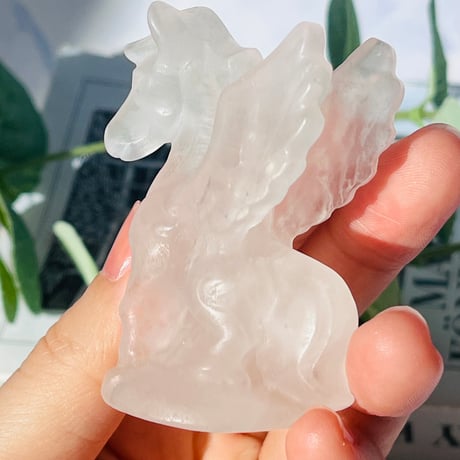 チョビ虹🌈✨　ローズクォーツ　ユニサス