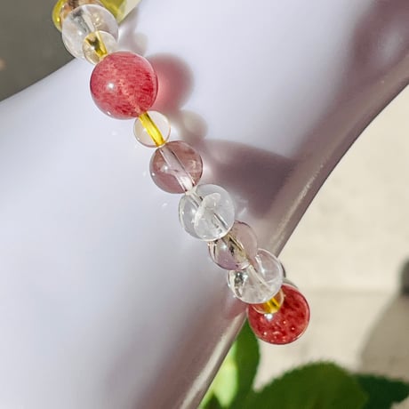 レモンクォーツ　15cm　jewelry bracelet　『嬉しい知らせがたくさん舞い込みます✨』