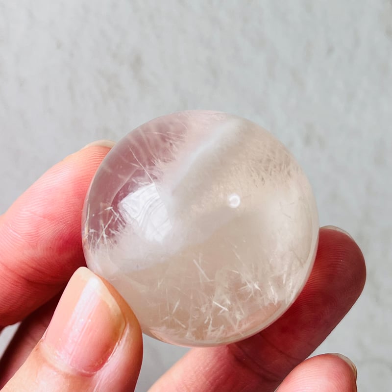 美の女神】セリサイトインローズクオーツスフィア