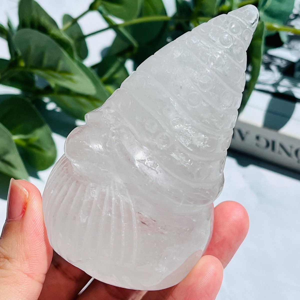 水晶パーム♡♡フリーフォームNo.2027 虹キラ🌈✨ 水晶 ノーム | Crystal shop Mayria