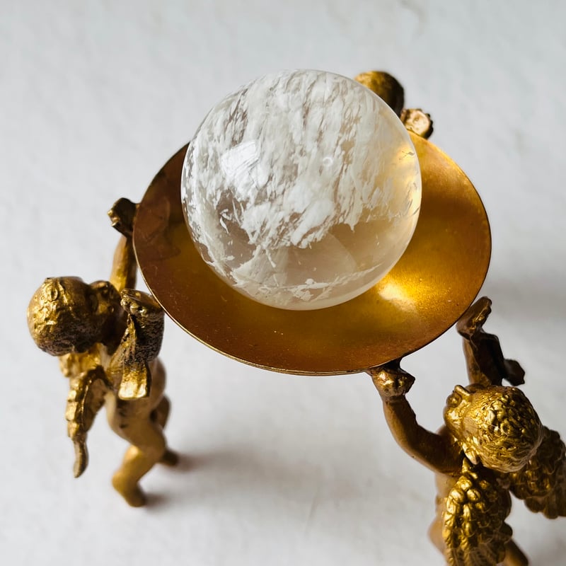 kenページ☆レア☆希少な大玉☆オリーブシトリン、ゴールデンフローライト ゴールデンヒーラー 月 フローライト 蝶々 サンストーン セリサイト