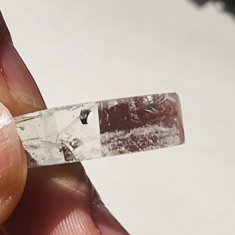 ピンクの虹入り💓パイライトインクォーツ | Crystal shop Mayria