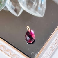 ガーネット　ネックレスチャーム