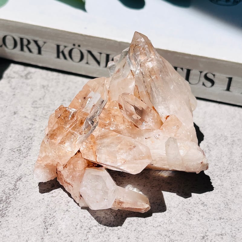 パールバティ渓谷 マニカラン産 ヒマラヤ水晶 ピンクサマディクォーツ