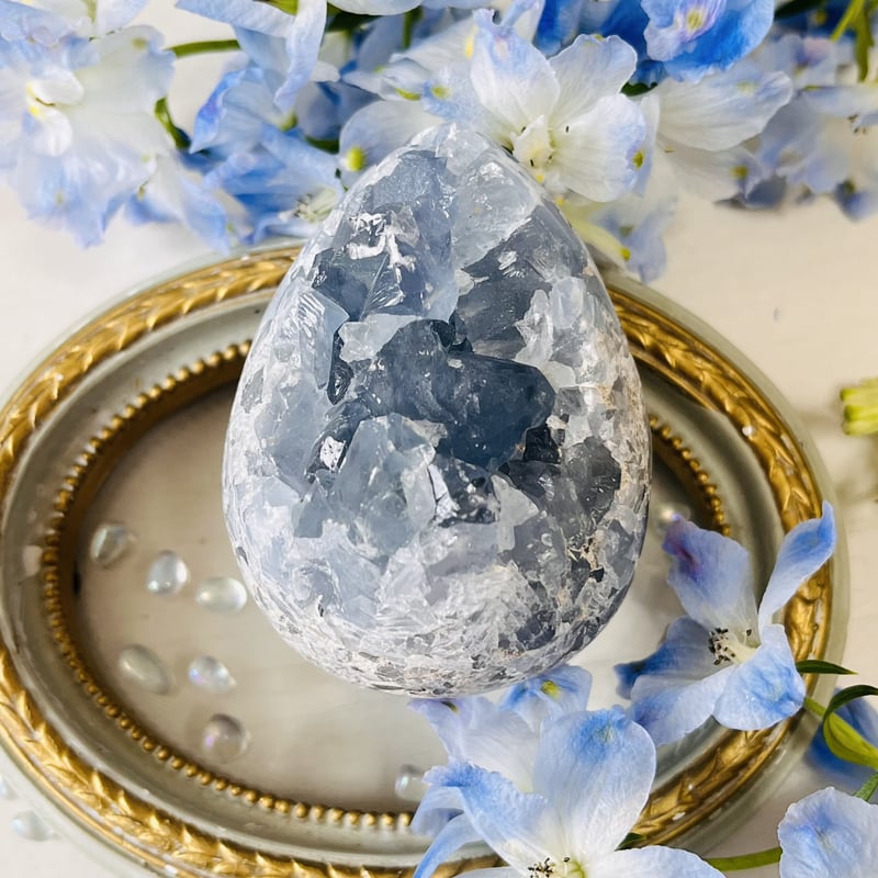 ⭐️美品⭐️卵型⭐️セレスタイト⭐️ ⭐️美品⭐️卵型⭐️セレスタイト 美品⭐️卵型⭐️