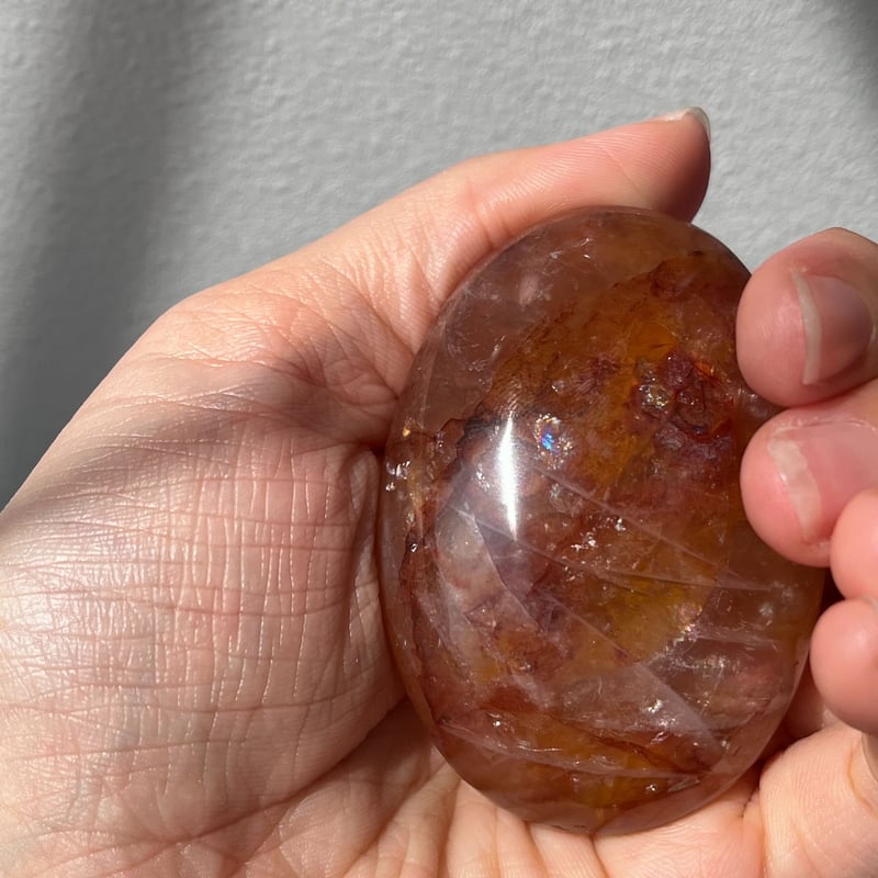 虹入り ゴールデンヒーラー&ファイヤークォーツ | Crystal shop Mayria