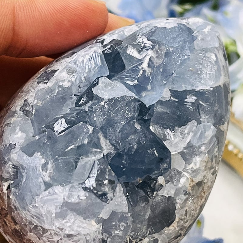 綺麗な卵型 セレスタイト 原石 | Crystal shop Mayria