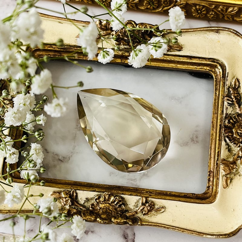 おまとめ専用です♡ナチュラルシトリンラダー、スモーキーアイリス ハイクオリティ 雫型 宝石シトリン | Crystal shop Mayria