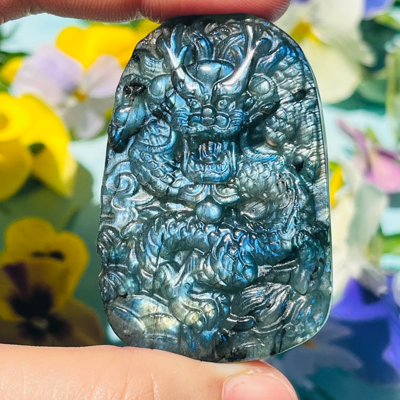 ドラゴン（ラブラドライト1） ラブラドライト ドラゴン | Crystal shop Mayria