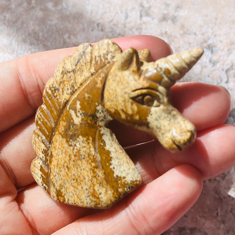 ユニコーンジャスパースフィアNo.2477 ユニコーンジャスパー 〜心を緩め、あなたの花を咲かせる石〜 | Studio