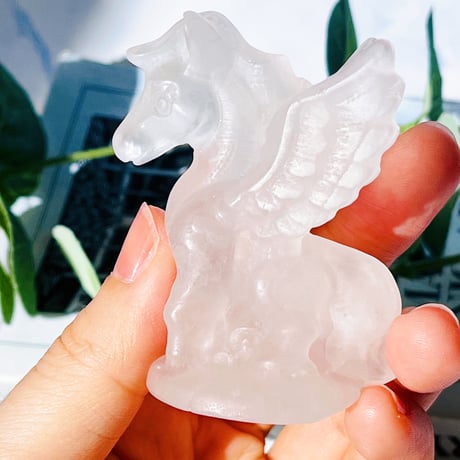 チョビ虹🌈✨　ローズクォーツ　ユニサス